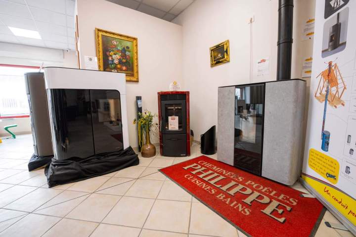 Cheminée à insert et poêle Longueil-Annel